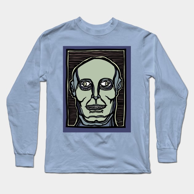 Future Face Quasitronic Man Long Sleeve T-Shirt by JSnipe